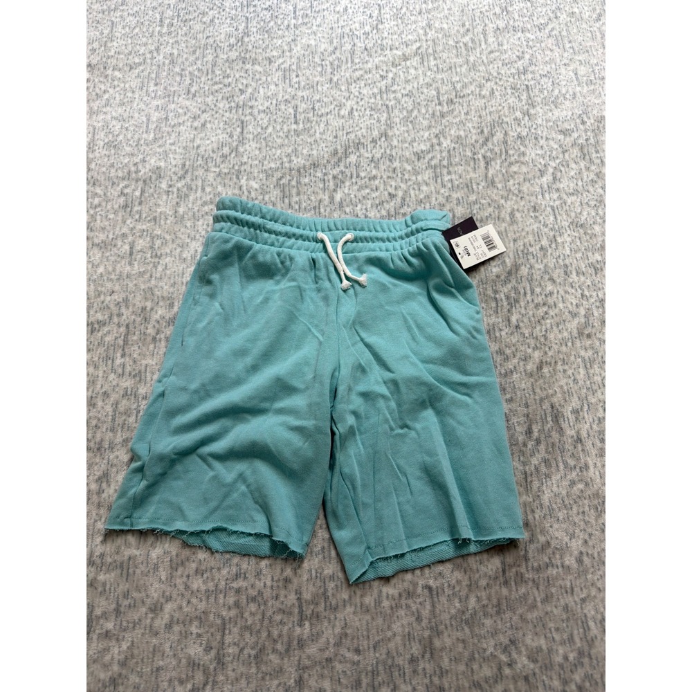 Grayson Threads Kids Blue‎ Knit Shorts Raw Hem Drawstring Size M 8 T0861BBSH8